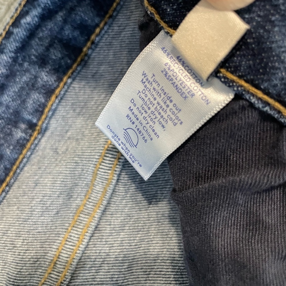 Oliver Logan Wide Leg Crop Jeans, Size 34 (14) - Picture 6 of 9